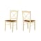 Monarch Specialties Dining Chair, Set Of 2, Side, Kitchen, Dining Room, Oak And Cream, Wood Legs, Transitional I 1325 - alternate 1